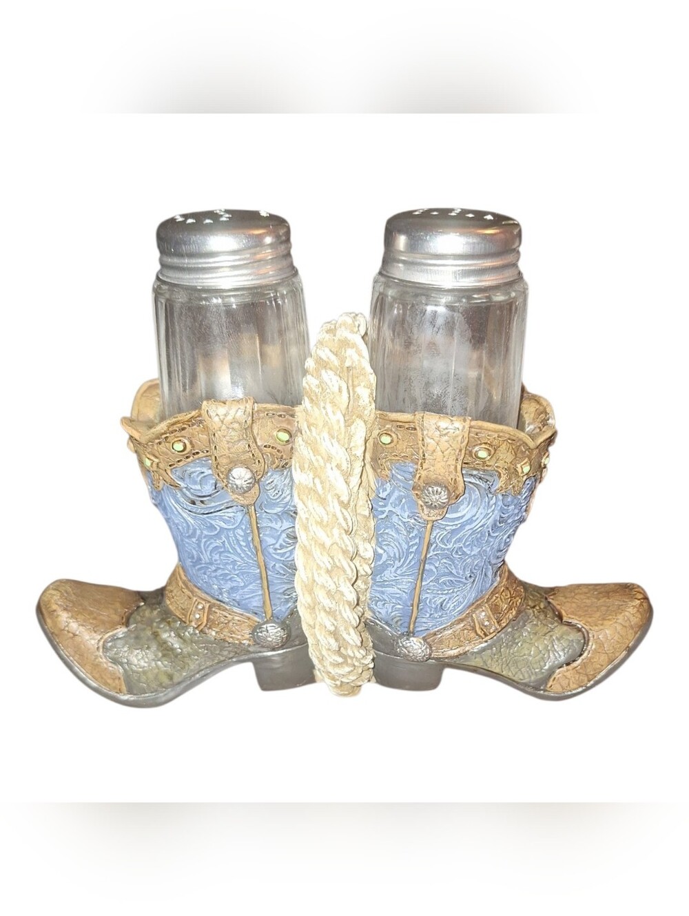 Western Cowboy Salt-n-Pepper Shaker New In Box